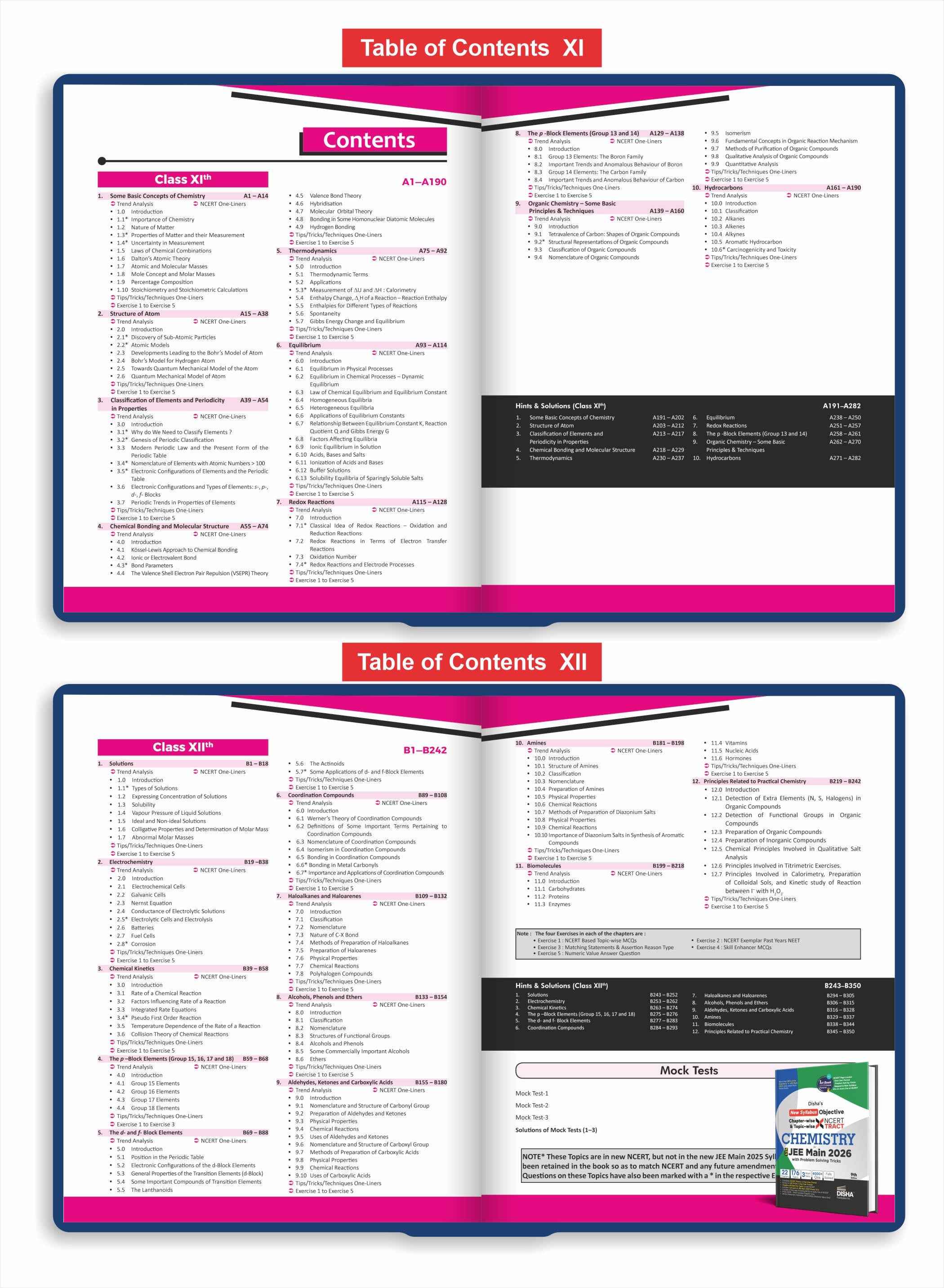 Disha s New Syllabus Objective NCERT Xtract Physics, Chemistry & Mathematics with Problem Solving Tricks for NTA JEE Main 9th Edition | Tips on your Fingertips, Previous Year Question Bank PYQs - Image 3