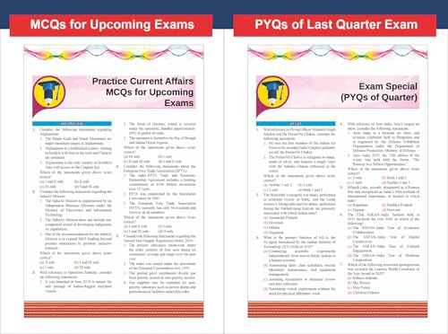 Disha's Quarterly Current Affairs 2026 Vol. 1 - January to March for Competitive Exams 10th 4 color Edition | General Knowledge with PYQs | UPSC, State PSC, SSC, Bank PO/ Clerk, RRB, NDA, CDS, CAPF - Image 8