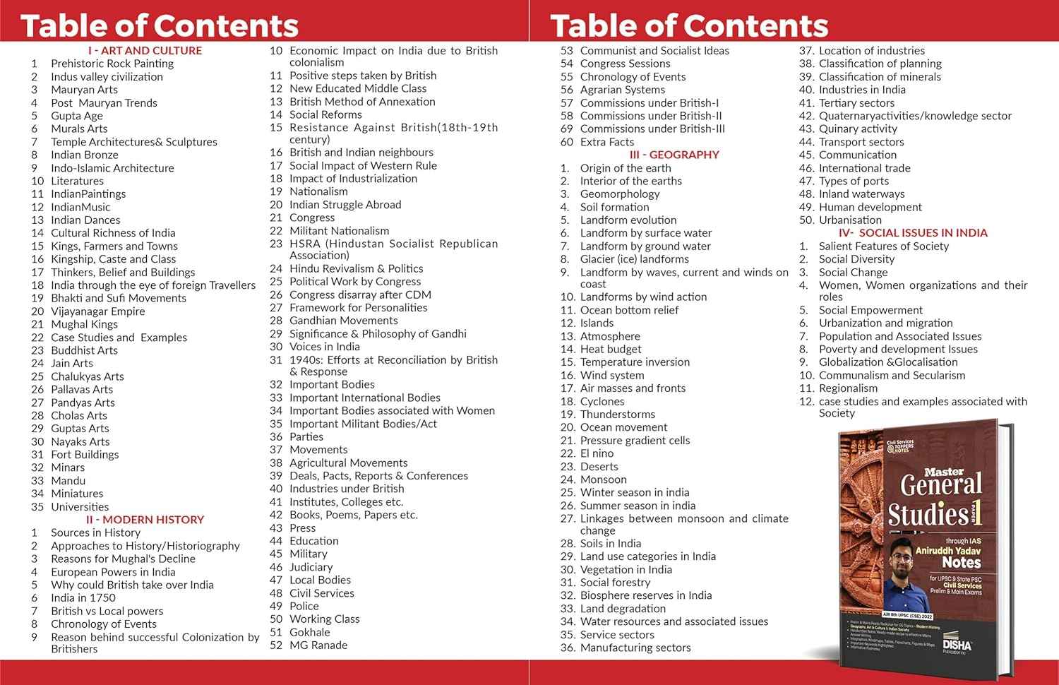 Disha s UPSC Civil Services IAS Prelims 2025 General Studies Special Combo Pack | Concept Notes by IAS Aniruddh Yadav + Committees/ Reports by IAS Kunal Rastogi + Last 15 months (Free Quarterly 2025 Vol. 1) Current Affairs Updates - Image 9