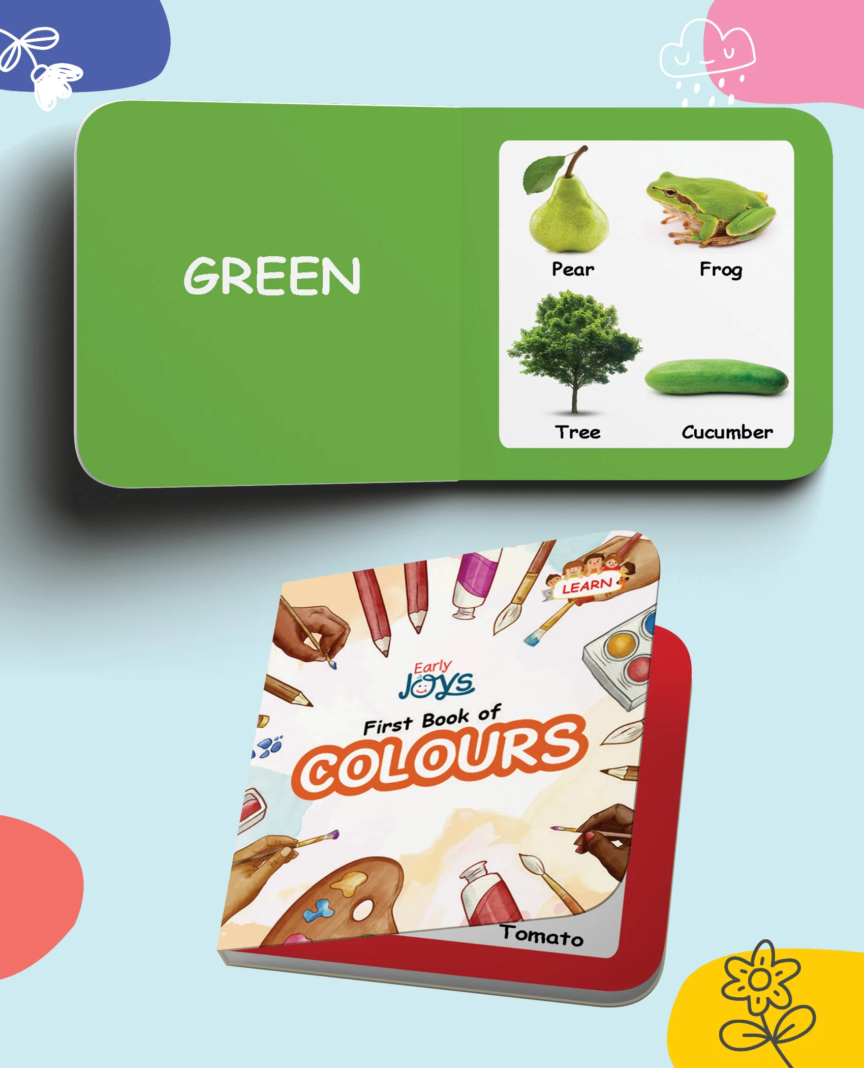 Disha First Learning Library Box Set for 1 - 5 Year Kids/ Children - Early Joys - My First Bundle of Joy 1 - MY LIFE | Learn, Recall, Relate | 10 Board books, 1 Activity Book & 1 Double sided Chart | Mini Learning Library / 2th Edition - Image 5