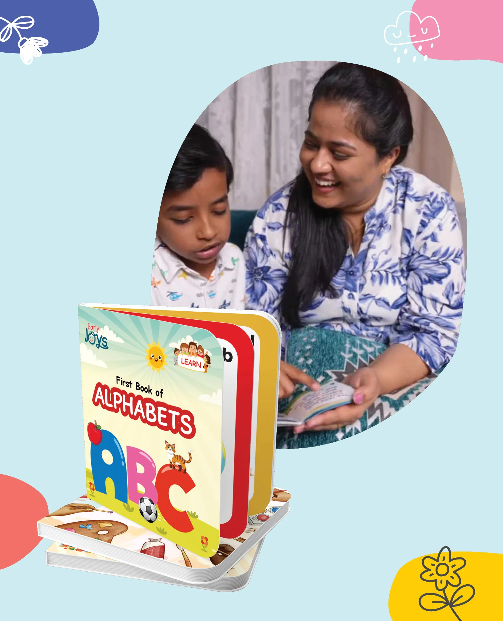 Disha First Learning Library Box Set for 1 - 5 Year Kids/ Children - Early Joys - My First Bundle of Joy 1 - MY LIFE | Learn, Recall, Relate | 10 Board books, 1 Activity Book & 1 Double sided Chart | Mini Learning Library / 2th Edition - Image 6