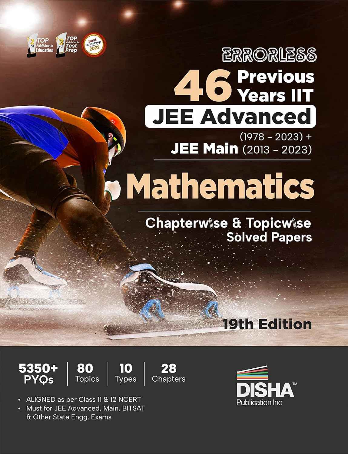 Errorless 46 Previous Years IIT JEE Advanced (1978 - 2023) + JEE Main (2013 - 2023) MATHEMATICS Chapterwise & Topicwise Solved Papers 19th Edition | ... with 100% Detailed Solutions for JEE 2024