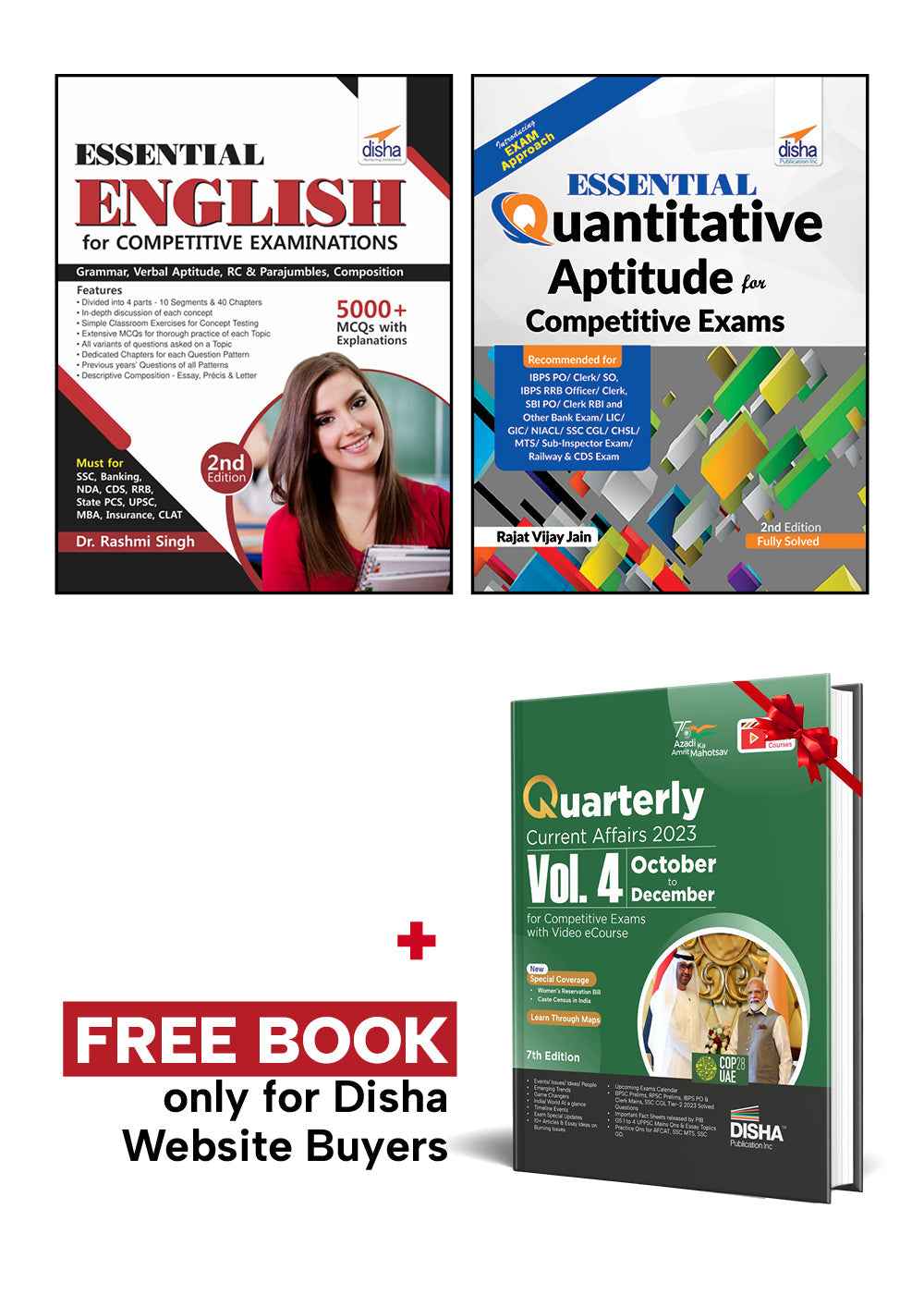 Essential English & Essential Quantitative Aptitude for Competitive Examinations - Image 2