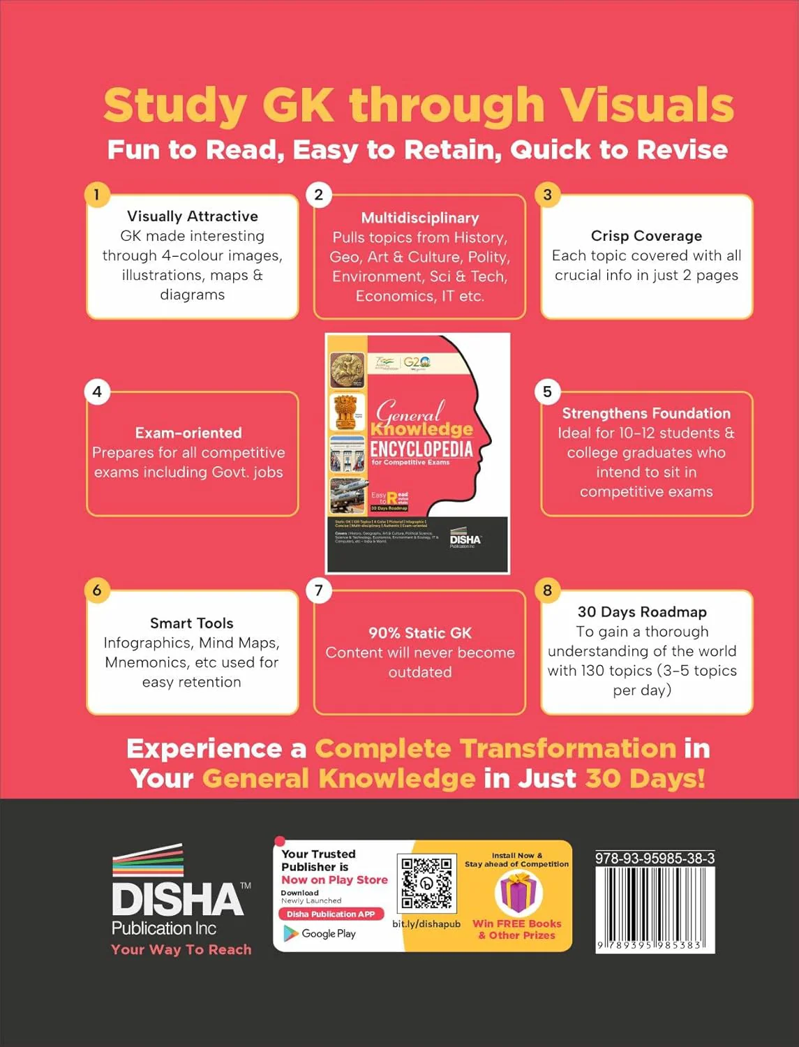 General Knowledge Encyclopedia for Competitive Exams | Master 130 Topics through pictorial & infographic approach | 4 colour creative Book to master & retain GK - Image 2