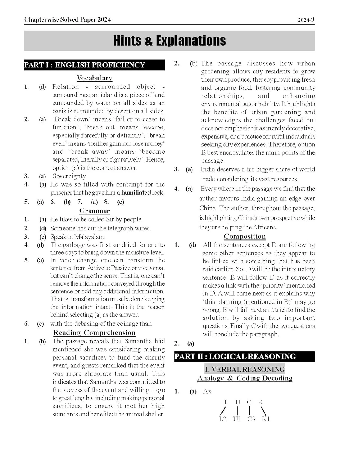 Guide to English & Logical Reasoning for BITSAT with Previous Year Questions & 10 Mock Tests - 5 in Book & 5 Online 11th Edition | PYQs | Revision Material for Physics, Chemistry & Mathematics | - Image 4