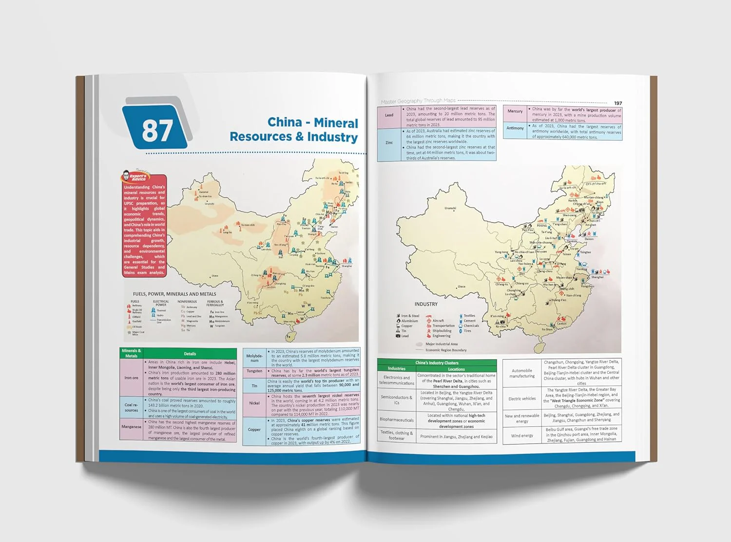 Disha Master Geography through Maps Atlas Book for UPSC & State PSC Civil Services Prelims & Mains Exam 2nd Edition | PYQs, 180 Maps powered with 4 color, Infographics, Charts & Tables - Image 5