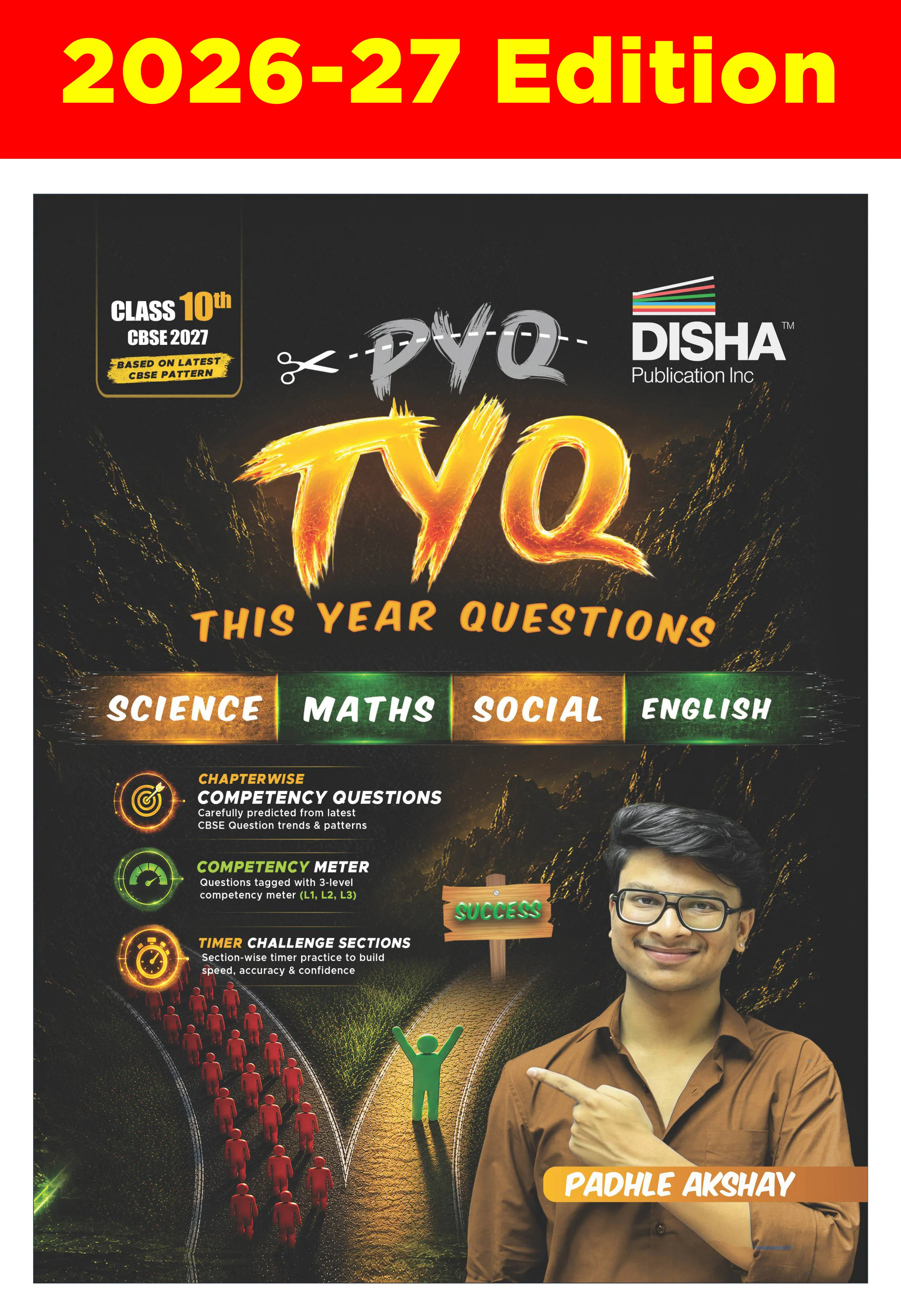 Not PYQ, But TYQ - This Year Questions - Chapter-wise Competency Questions for Science, Mathematics, Social Science & English with Competency Meter