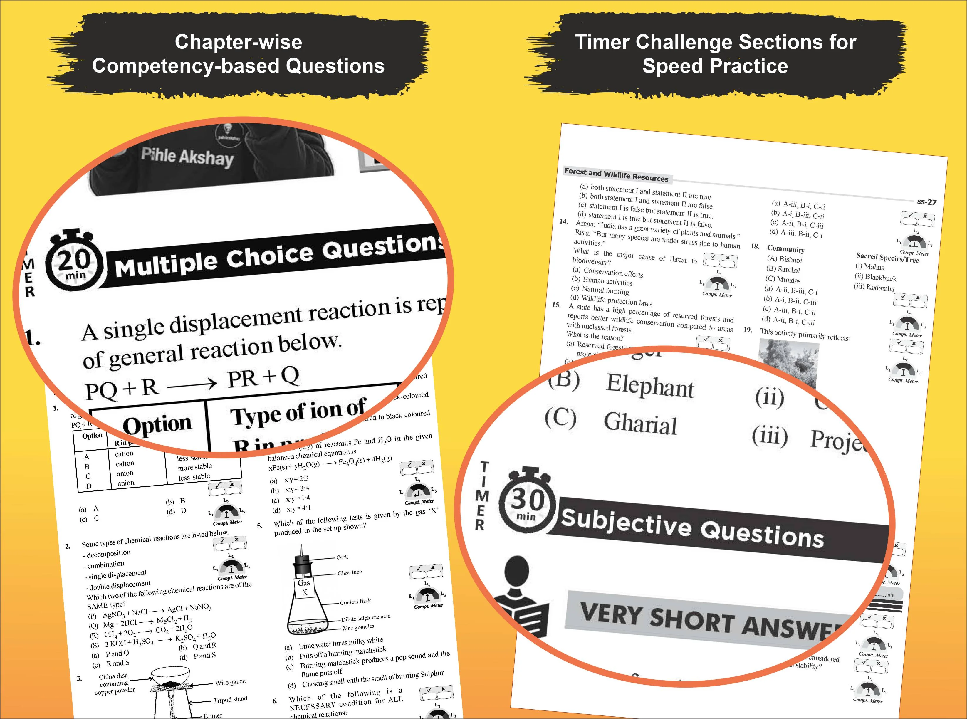 Not PYQ, But TYQ - This Year Questions - Chapter-wise Competency Questions for Science, Mathematics, Social Science & English with Competency Meter - Image 5
