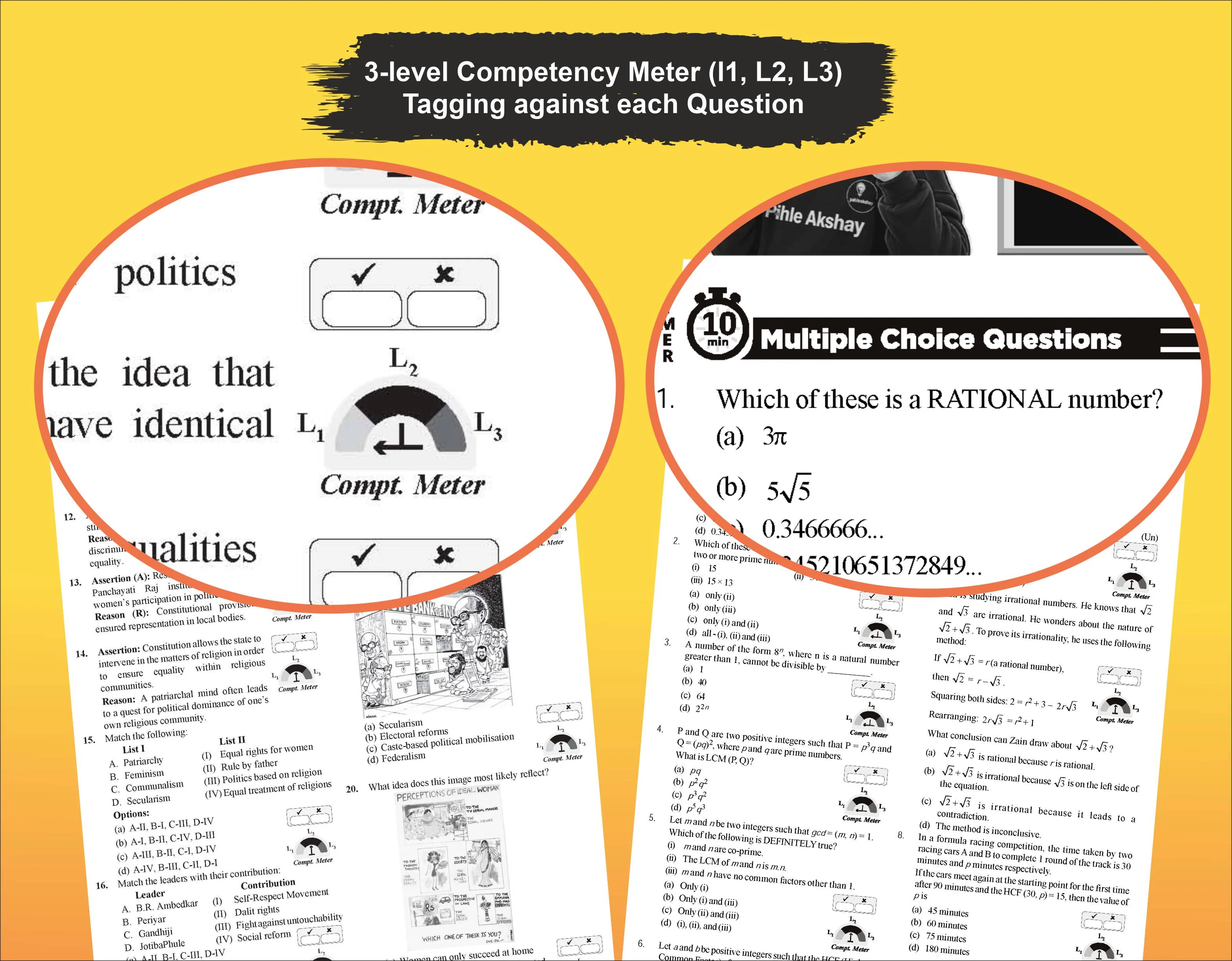 Not PYQ, But TYQ - This Year Questions - Chapter-wise Competency Questions for Science, Mathematics, Social Science & English with Competency Meter - Image 8