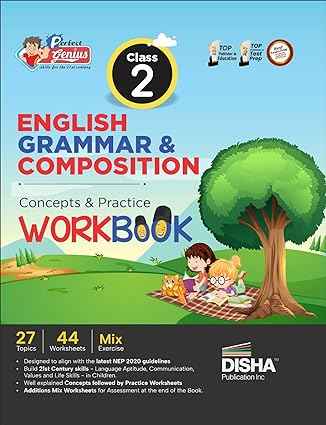 Perfect Genius Class 2 English Grammar & Composition Concepts & Practice Workbook | Follows NEP 2020 Guidelines