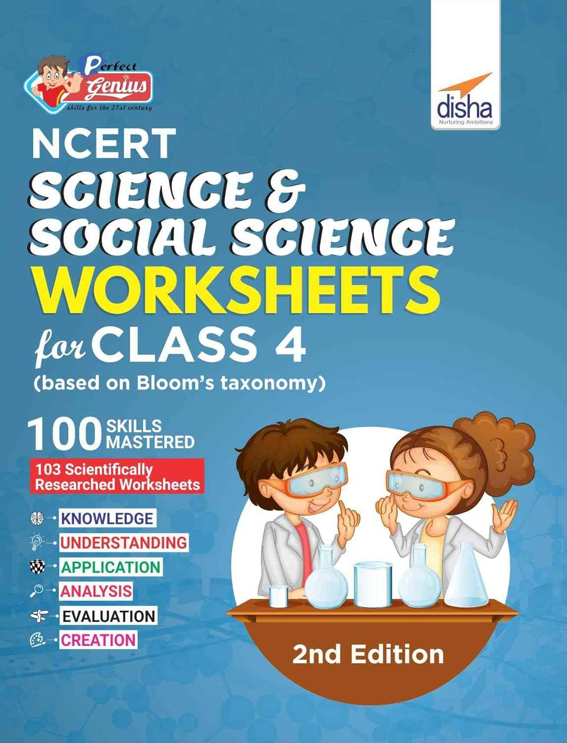 Perfect Genius NCERT Science & Social Science Worksheets for Class 4 (based on Bloom  s taxonomy) 2nd Edition