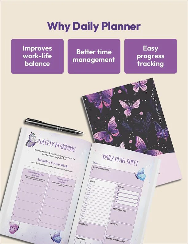 Disha NXT Daily Planner Diary | Undated Planner with Weekly & Monthly Planner Sections |5-Month A5 Hardbound Journal | Daily Planner to Organize, Prioritize & Track Habits | Boost Productivity & Wellness| 220 Pages - Image 7