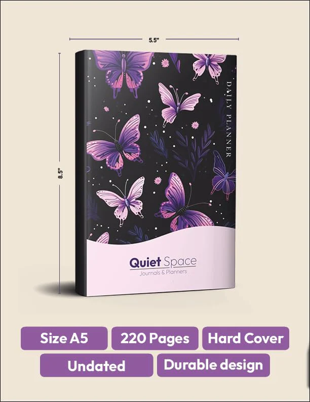Disha NXT Daily Planner Diary | Undated Planner with Weekly & Monthly Planner Sections |5-Month A5 Hardbound Journal | Daily Planner to Organize, Prioritize & Track Habits | Boost Productivity & Wellness| 220 Pages - Image 8