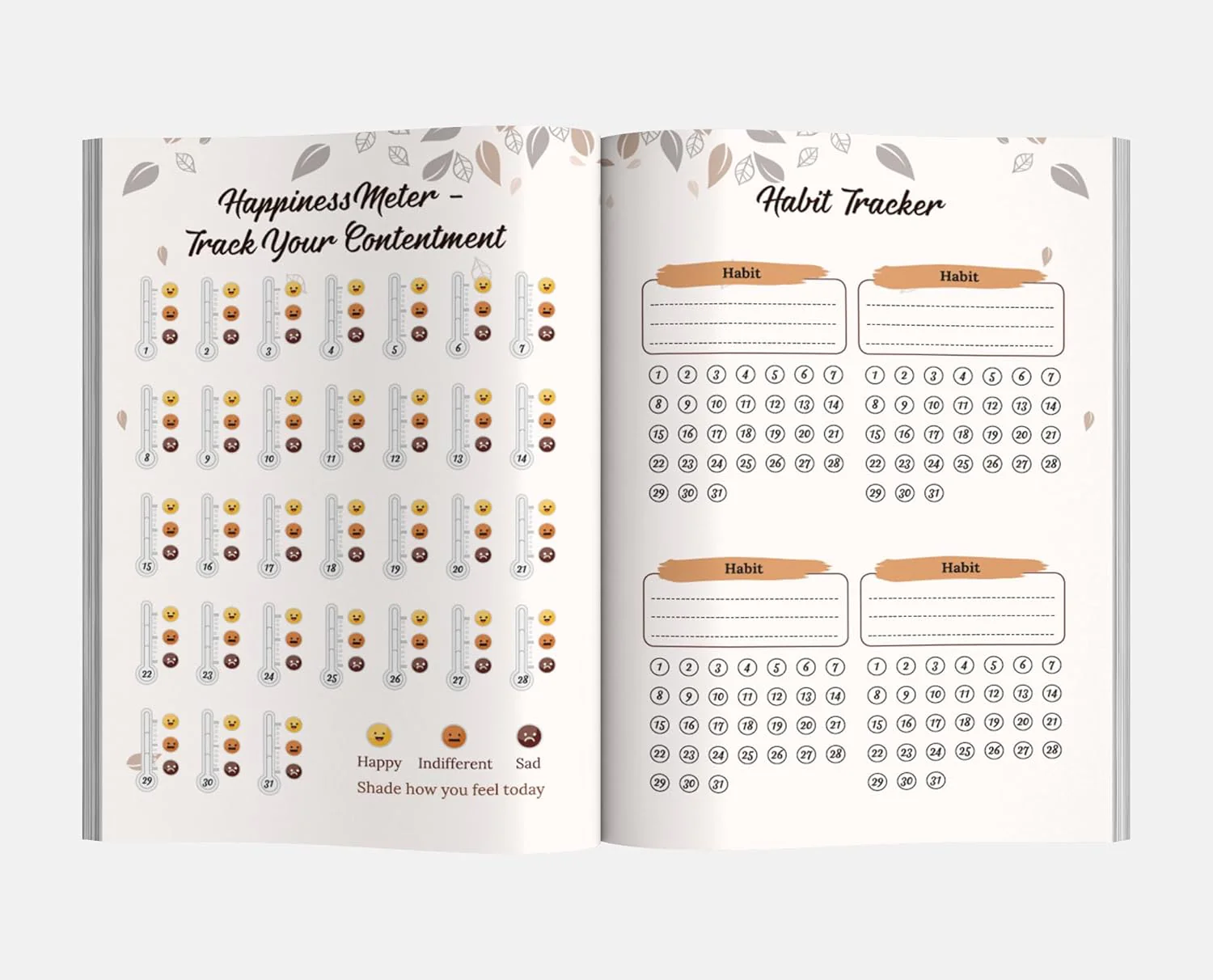 Gratitude Journal by Disha NXT| 204 Pages 4 Months Undated A5 Hardbound Journal | Feel Grateful, Say thank you with Pay it Forward, Happiness Meter, Habit Tracker, Positive Activity Planner, Weekly Planner, Daily Reflections - Image 5