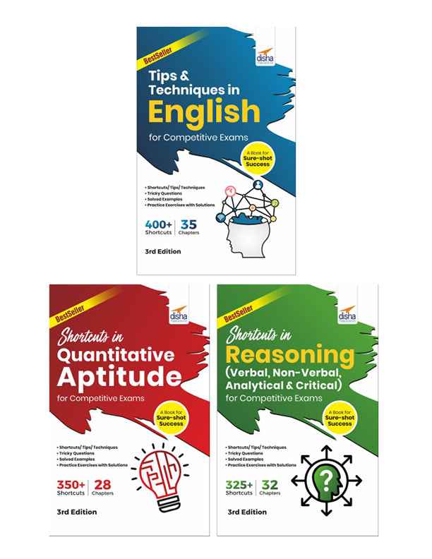 Shortcuts & Tips in Quantitative Aptitude/ Reasoning/ English for Competitive Exams 3rd Edition