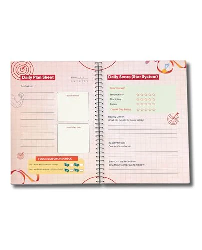 The Comeback Journal | Productivity Journal for Focus, Discipline, Habit Building & Personal Growth | Daily Planner with Reflection, Goal Setting & Progress Tracking - Image 7
