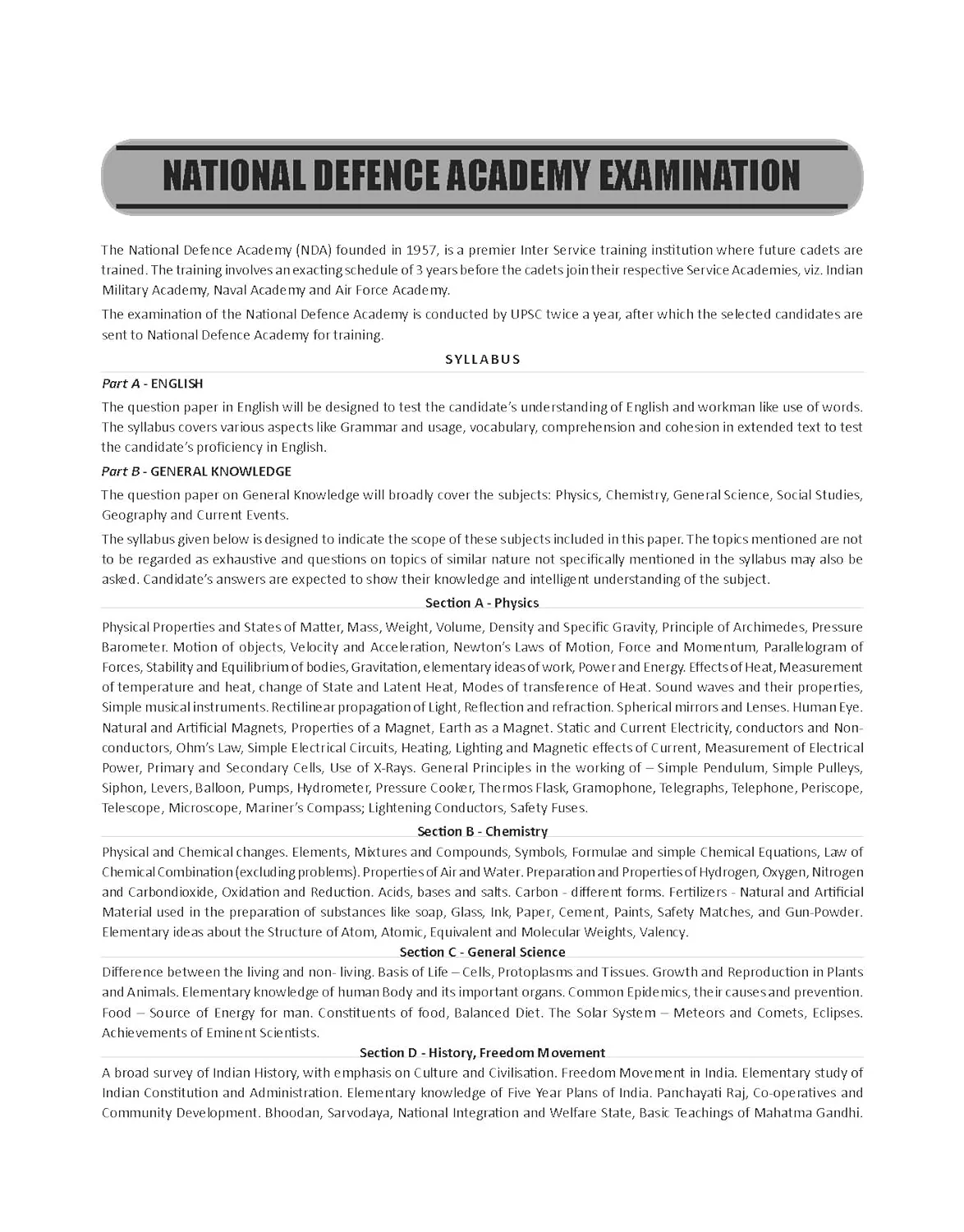 Disha 19 Previous Year NDA/ NA English & General Knowledge Topic-wise Solved Papers Phase I & II (2006 - 2024) 5th Edition | 35 Authentic General Ability Test Papers | 5250 MCQs - Image 7