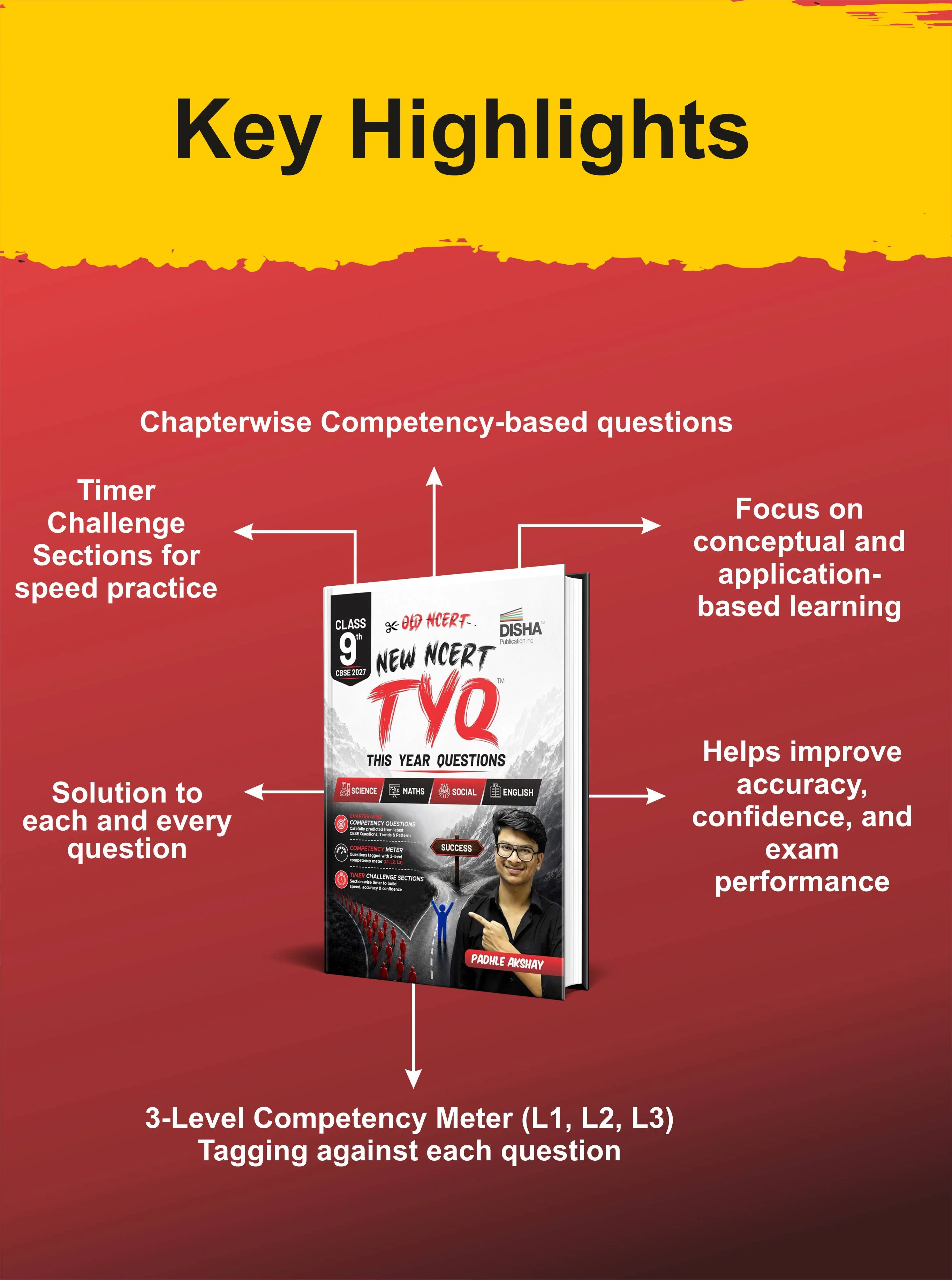 TYQ - This Year Questions - CBSE Class 9 Chapter- wise Competency Questions for Boards 2027 Science, Mathematics, Social Science & English by Padhle Akshay - Image 4