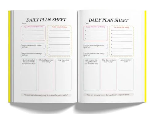 Unfollow the Rules - a Wellness Journal & Daily Planner to improve Mental Health and self-care | Mindset, Self-Discovery, Self-esteem, Gratitude & Motivation | Hardbound Undated A5 Journal | 216 Pages - Image 4