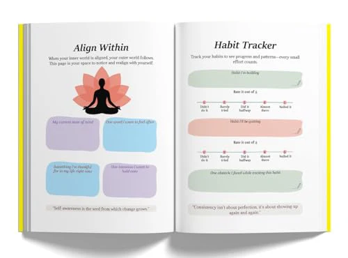 Unfollow the Rules - a Wellness Journal & Daily Planner to improve Mental Health and self-care | Mindset, Self-Discovery, Self-esteem, Gratitude & Motivation | Hardbound Undated A5 Journal | 216 Pages - Image 5