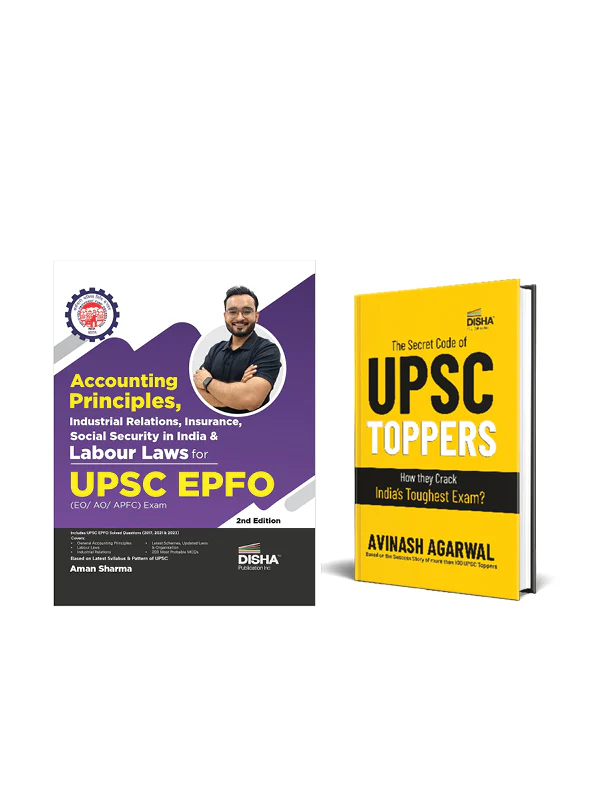 UPSC EPFO (EO/AO/APFC) Combo: Accounting Principles, Labour Laws, Social Security, IR & Insurance (2nd Edition) + The Secret Code of UPSC Toppers